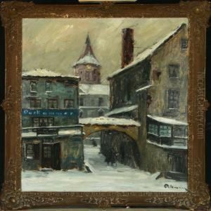 Wintry Landscape Fromkonigsberg by Kurt Pallmann