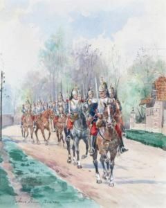 Kavallerister Till Hast by Anna Palm De Rosa