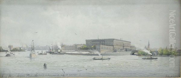 Stockholms Slott Med Angaren Wester Norrland - view 1