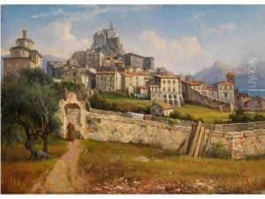 Blick Auf Subiaco by Gustaf-Wilhelm Palm