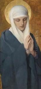 Madonna by Vicente Palmaroli Y Gonzalez