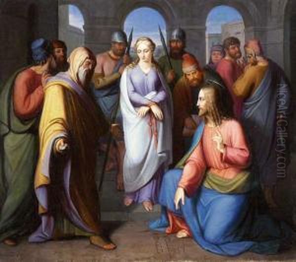 "jesus Und Die Ehebrecherin" Johannes 8.1-11: ...aber Jesus - view 1