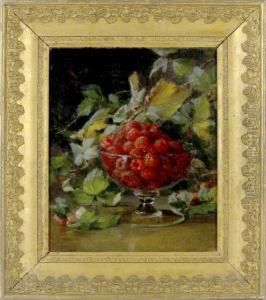 Still Life With Raspberries by Adelaide Palmer