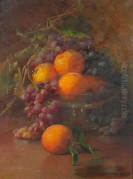 A Still Life With Oranges And Grapes - view 1
