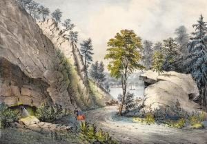 The Mountain Spring by Frances Flora /fanny Palmer