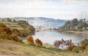 A View In The Lake District by Harry Sutton Palmer