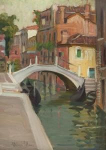 Venetian Bridge by Pauline Lennards Palmer
