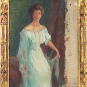 Portrait Of A Woman by Pauline Lennards Palmer