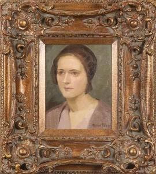 Portrait Of Woman With Hat - view 1