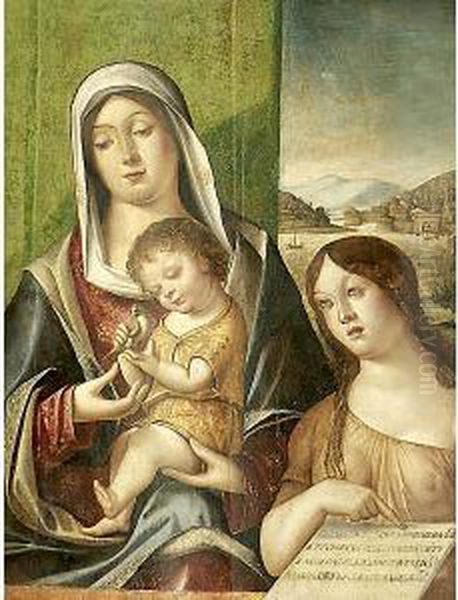 Madonna Con Il Bambino E Angelo - view 1