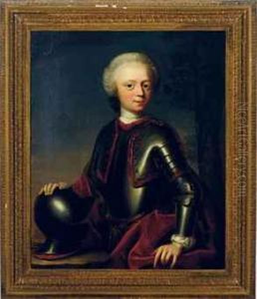 Portrait Of Johan Reinhard Burchard Van Rechteren (1725-1783), Wearing Armor - view 1