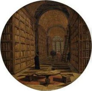 Fantaisie Architecturale Animee De Personnages by Pietro (Il Mirandolese) Paltronieri