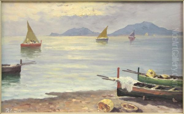 Sailboats At Sunrise - view 1