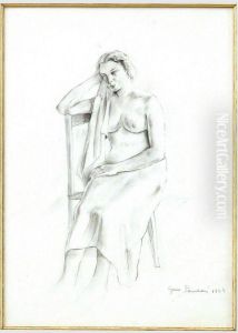 Giovane Seduta by Gino Pancheri