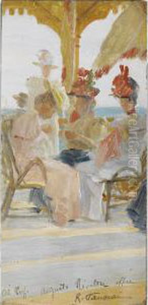 Femmes Cousant - view 1