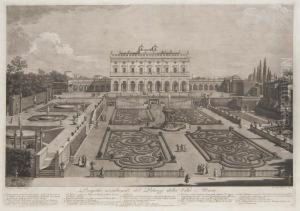 Veduta Di Campo Vaccino Contenente Il Foro Romano, Il Comizio, Il Vulcanale by Francesco Panini