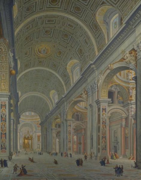 The Interior Of Saint Peter's, Rome - view 1