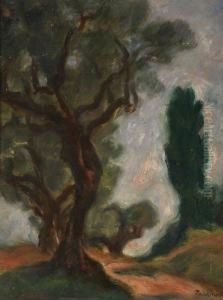 La Route Et L'arbre by Jozef Pankiewicz