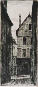 Uliczka Z Chartres [chartres - Une Rue] by Jozef Pankiewicz