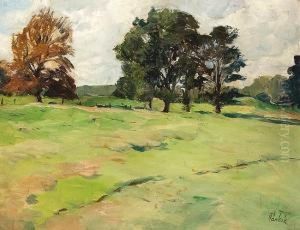 O.t. (wiesenlandschaft) by Bernhard Pankok