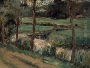 Along A River by Bernhard Pankok