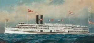 The Fall River Line Dayliner by Fred Pansing