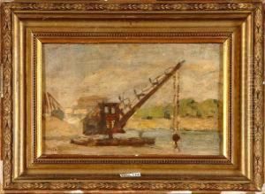 Grue En Bord De Seine by Camille Pantazis