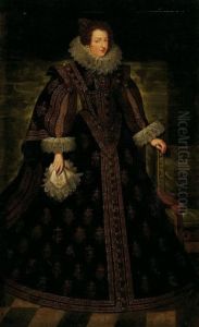 Dona Maria De Austria, Reina De Hungria by Juan Pantoja de la Cruz