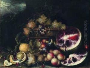Natura Morta Con Frutta by Paolo Paoletti