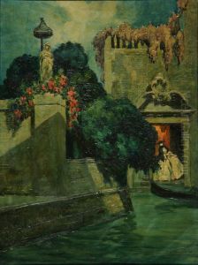 "scorcio Veneziano Con Maschera"
