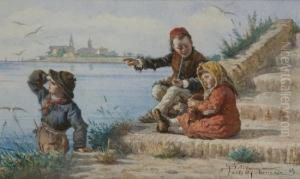 Fanciulli A Venezia by Silvius Paoletti