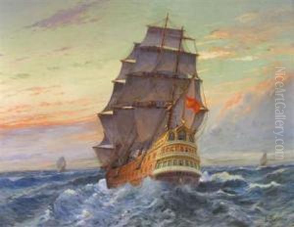 Three Sailing Ships - view 1