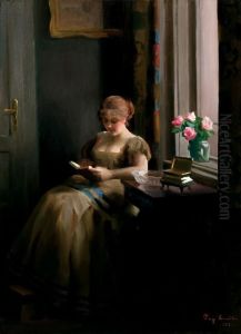 Interior Scene With Woman