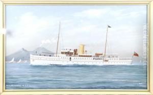 M.y Princess Rcyc In The Bay Of Naples M.y Princess Rcyc In The Bay Of Naples
