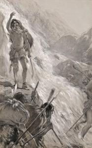 Not Without A Certain Picturesqueness As It Crossed The Stream by Eric Pape