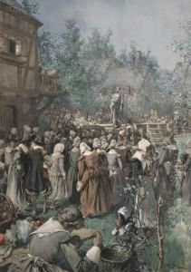 Standing On That Miserable Eminence
/an Illustration For
The Scarlet Letter by Eric Pape