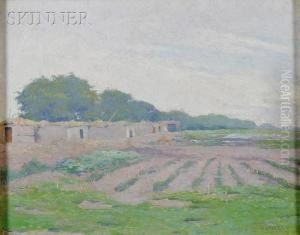 View Of An Egyptian Farm by Eric Pape