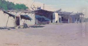 Village Hutts, Alexandria, Egypt by Eric Pape