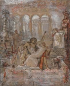 Bacchus And Ariadne by Dominique Louis Papety