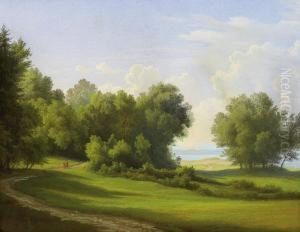 Morgens Am Ammersee by Gustav Friedrich Papperitz
