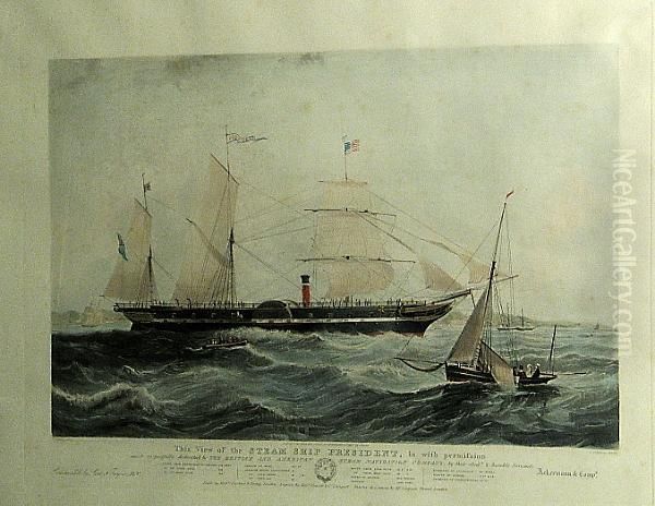 This View Of The Steam Ship President - view 1