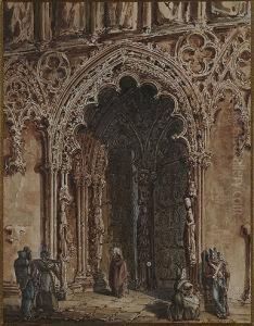 Salida De Misa by Francisco Javier Parcerisa