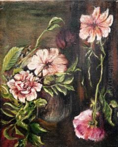 Natura Morta Con Peonie by Gennaro Pardo