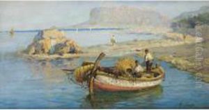 Pescatori A Mondello by Gennaro Pardo