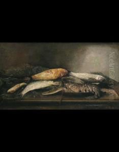 Natura Morta Con Pesci E Crostacei by Gennaro Pardo
