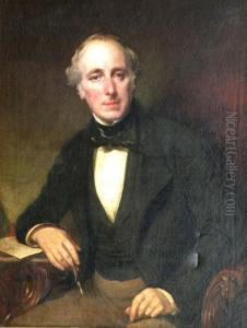 Portrait Of Rice Wynne Esquire Of Shrewsbury by James Pardon