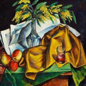 Still Life With Mimosas by Renato, Rene Paresce