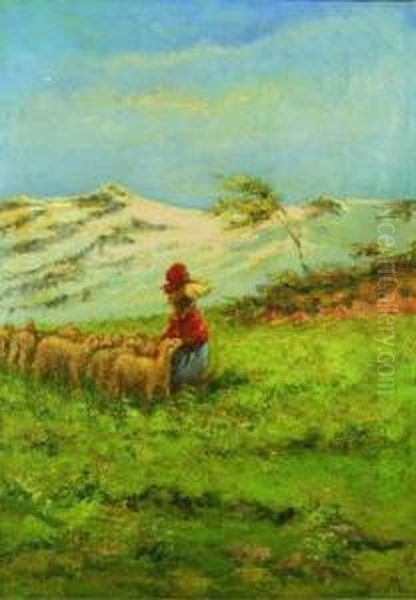 Pastorella Con Gregge - view 1
