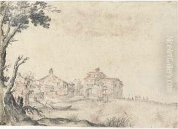 A Landscape With A Village On A Shore - view 1