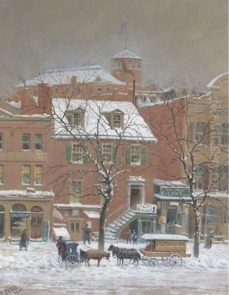 Winter On Tenth Street, Washington D.c. - view 1